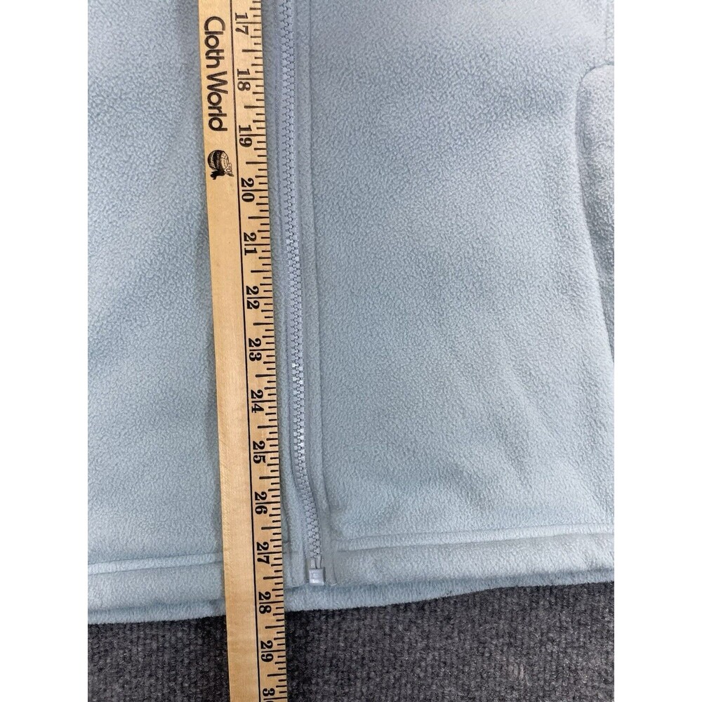 The North Face Jacket Women’s L Large Two Tone Blue Fleece Khumbu Full Zip - Picture 9 of 9